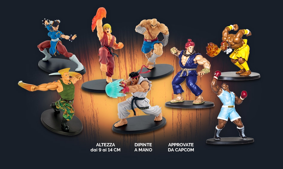 Action Figure Street Fighter Personaggi da Collezione n 1 Ryu De Agostini